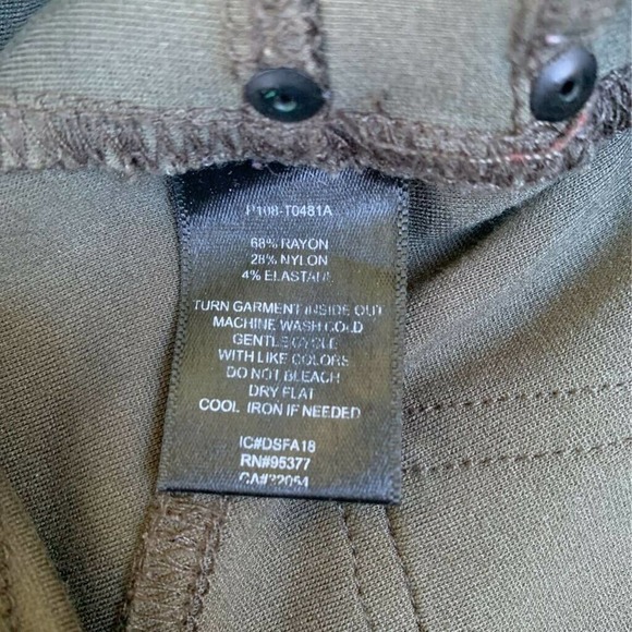 Sanctuary x Anthropologie Womens Grease Leggings Green Gray Camouflage Stretch S - Picture 6 of 7